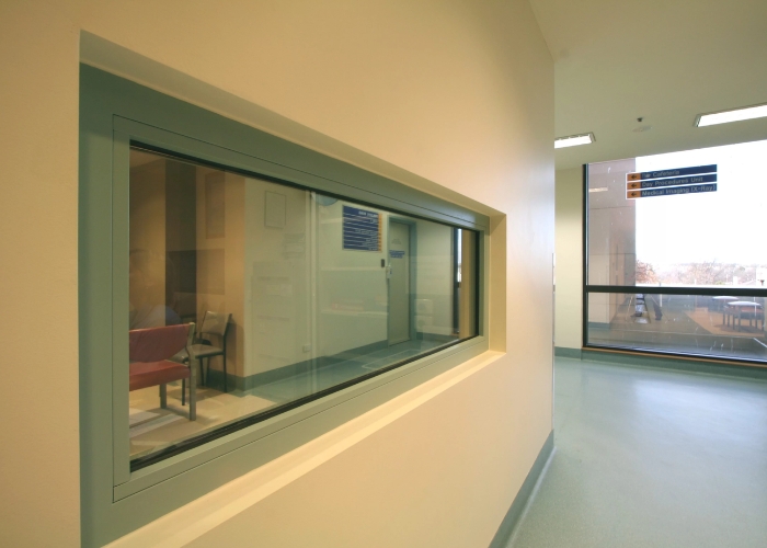 Fire Rated Viewing Panels for Hospitals by Technical Protection Systems